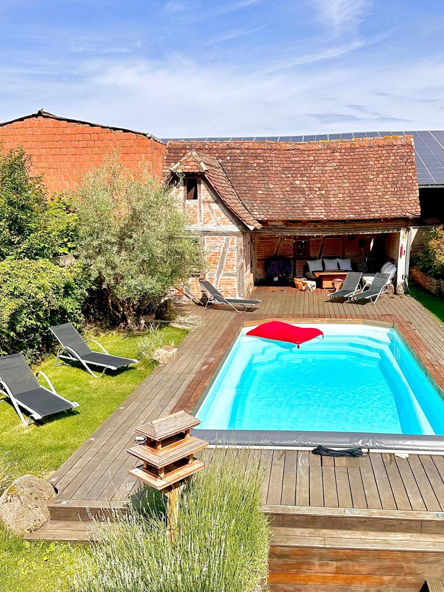 Gite Le Chut - Piscine & Jacuzzi - 11 A 14 Personnes Rangen Exteriér fotografie